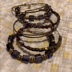 Alex and Ani original collection 6pc